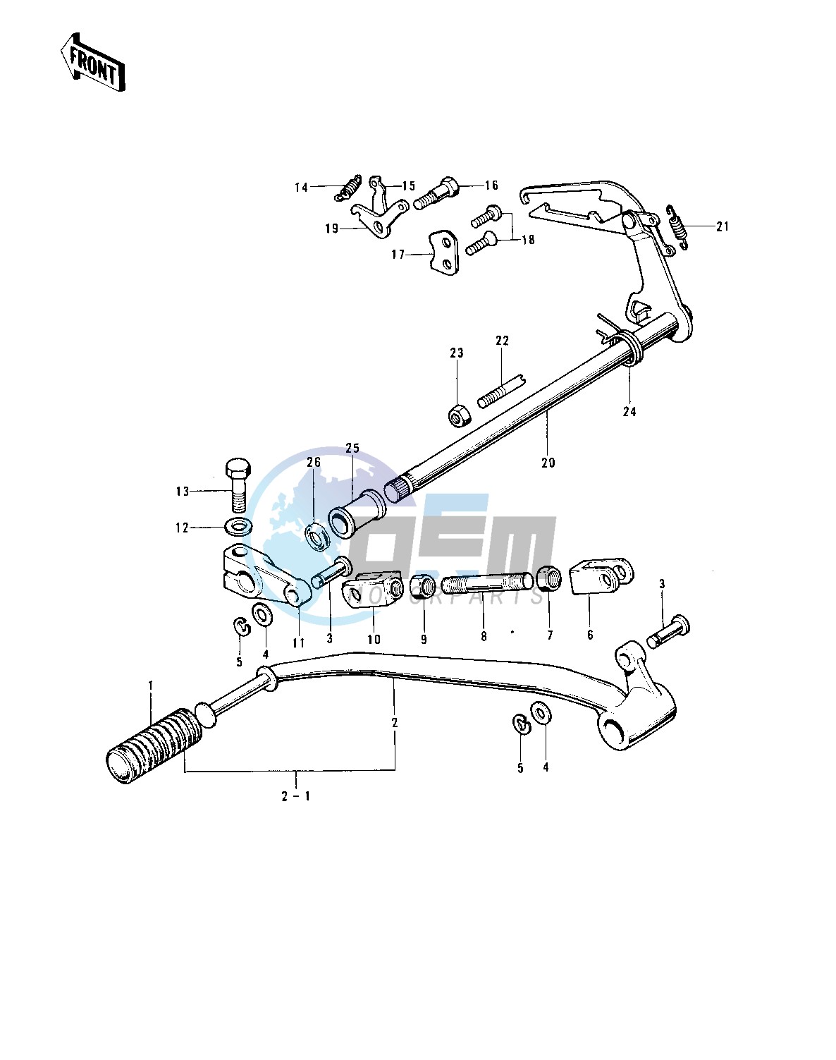 GEAR CHANGE MECHANISM -- 76-78 A3_A4_A5- -