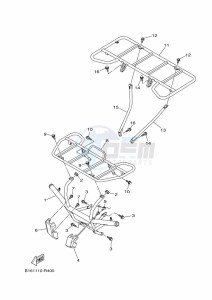 YFM700FWBD YFM7NKP (B5KG) drawing GUARD