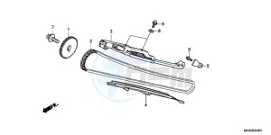 NC700XD NC700X 2ED drawing CAM CHAIN/ TENSIONER