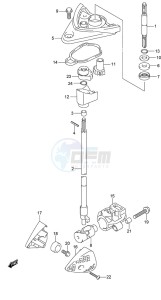 DF 300AP drawing Clutch Rod