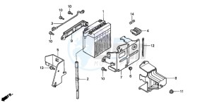 C90M drawing BATTERY (C90MP/MT)