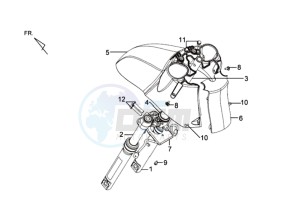 E-VIRID drawing FRONT FENDER / FRONT FORK/ CENTRAL STAND