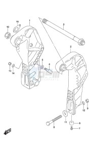 DF 50A drawing Clamp Bracket