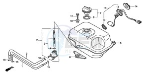 SFX50S drawing FUEL TANK