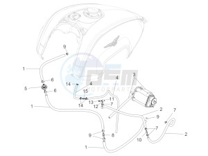 California 1400 Touring ABS 1380 drawing Fuel vapour recover system