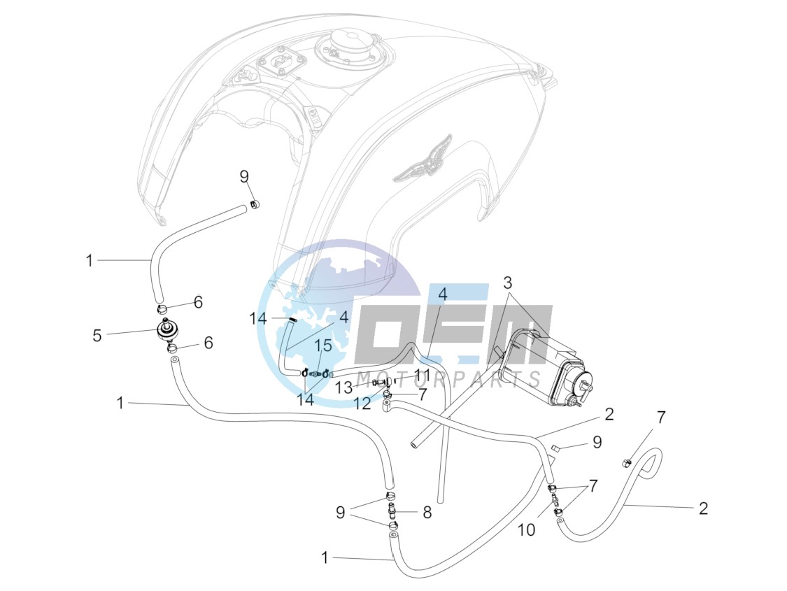 Fuel vapour recover system