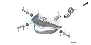 XL700V9 ED drawing TAILLIGHT