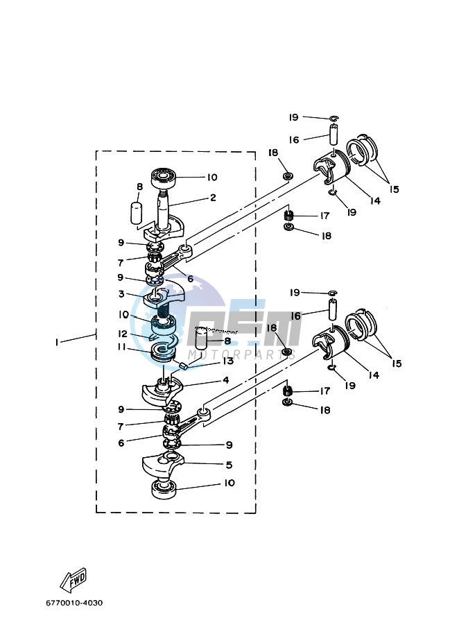 CRANKSHAFT--PISTON