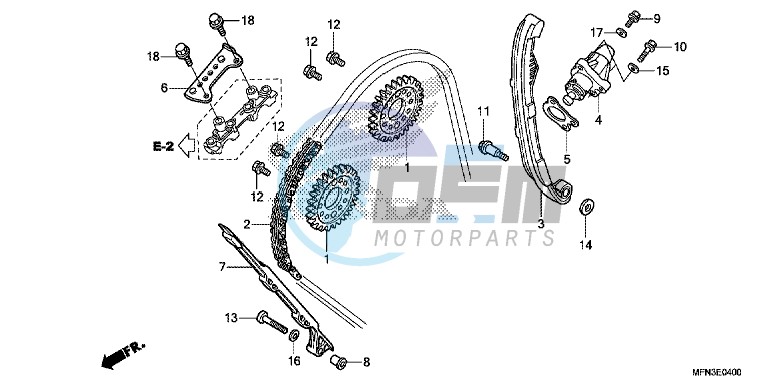 CAM CHAIN/ TENSIONER