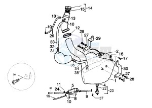 DNA GP EXPERIENCE 50 drawing Fuel Tank