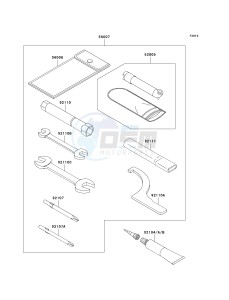 KSF 450 B [KFX450R MONSTER ENERGY] (B8F-B9FB) B8F drawing OWNERS TOOLS