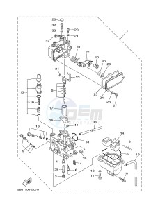 TT-R110E (B512 B513 B514 B514) drawing CARBURETOR