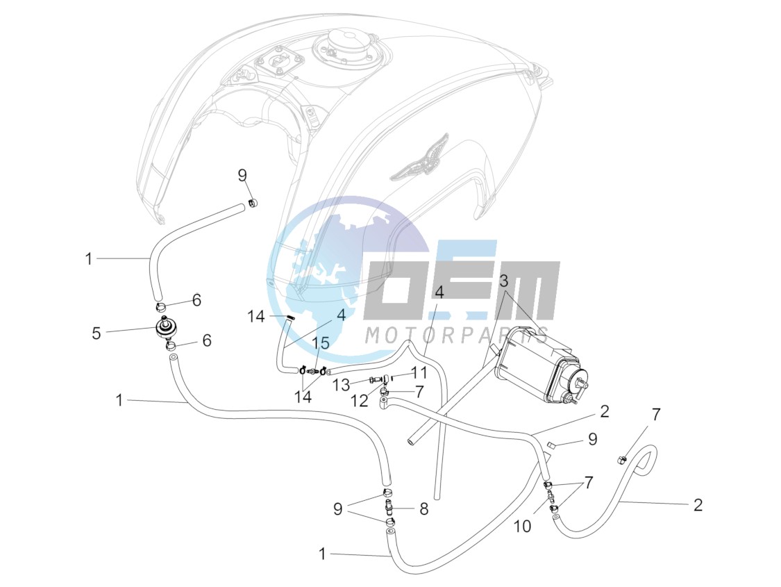 Fuel vapour recover system