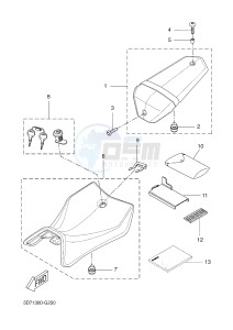 YZF-R125 R125 (5D7F 5D7F 5D7F) drawing SEAT