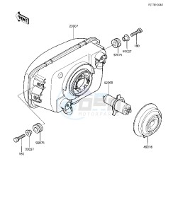 EX 500 A [EX500] (A1-A3) [EX500] drawing HEADLIGHT-- S- -