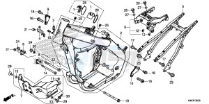 CRF250R Europe Direct - (ED) drawing FRAME BODY