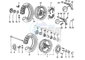 TREKKER - 100 cc drawing WHEELS