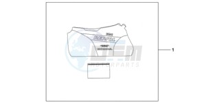 CBR1000RR9 Europe Direct - (ED / MME TRI) drawing INDOOR BODY COVER