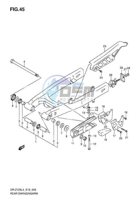 REAR SWINGINGARM