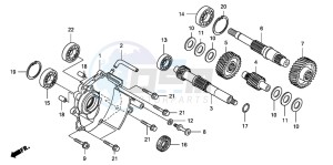 FJS600D 400 SILVER WING drawing TRANSMISSION