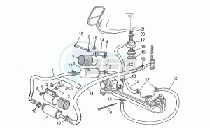 Sport Corsa 1100 drawing Fuel supply