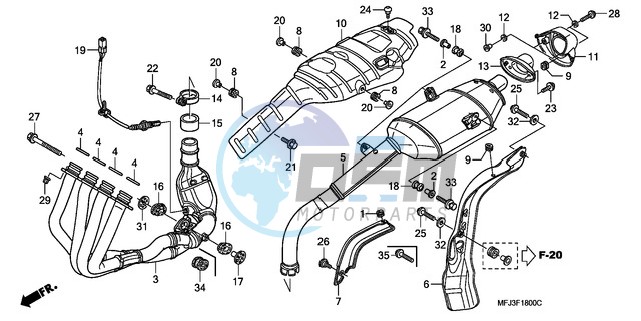 EXHAUST MUFFLER