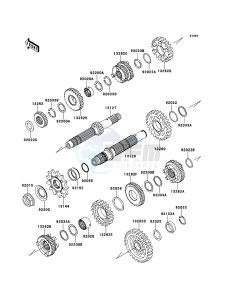 KLX250 KLX250SCF XX (EU ME A(FRICA) drawing Transmission