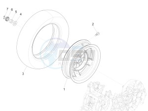 PRIMAVERA 50 4T 4V NOABS E2 (NAFTA) drawing Rear wheel