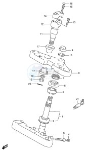 VS600GL (E2) INTRUDER drawing STEERING STEM (MODEL S)