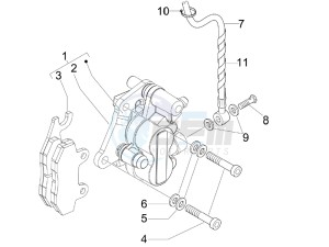 Stalker 50 Naked (UK) UK drawing Brakes hose  - Calipers