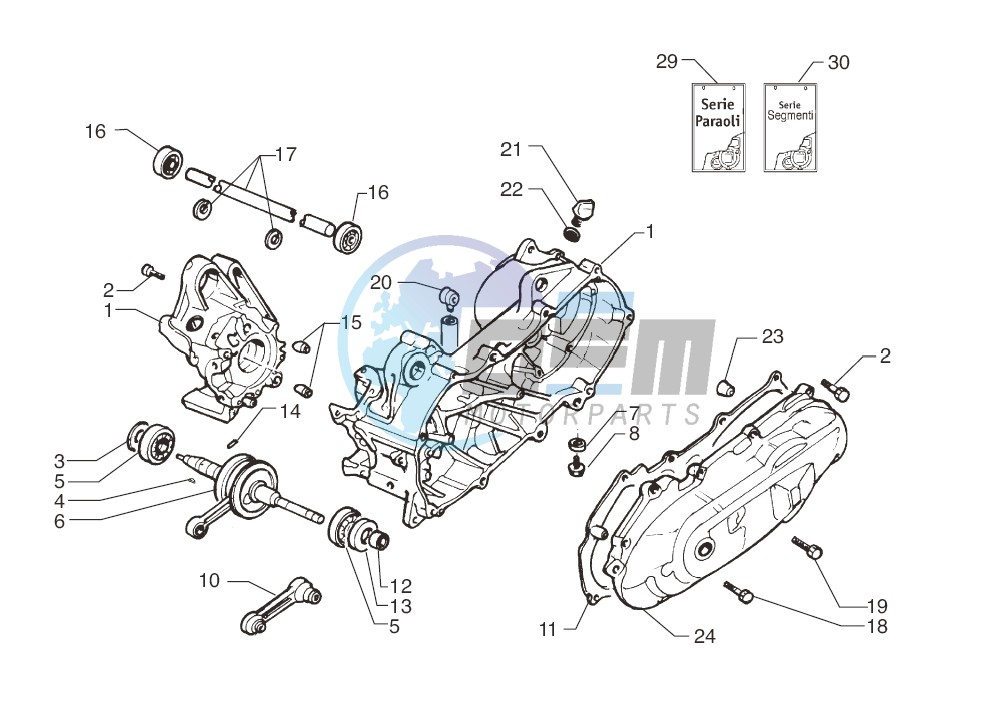 Crankcase – Crankshaft