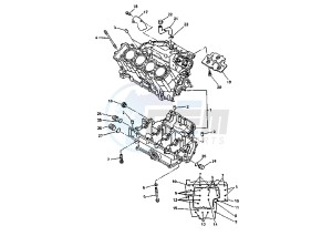 YZF R1 1000 drawing CRANKCASE