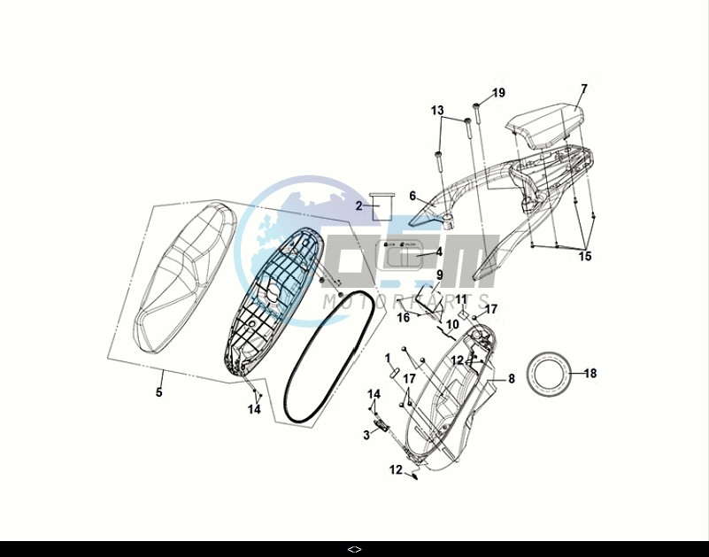 SEAT - REAR GRIP