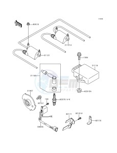 ZR 750 F [ZR-7] (F1) drawing IGNITION SYSTEM