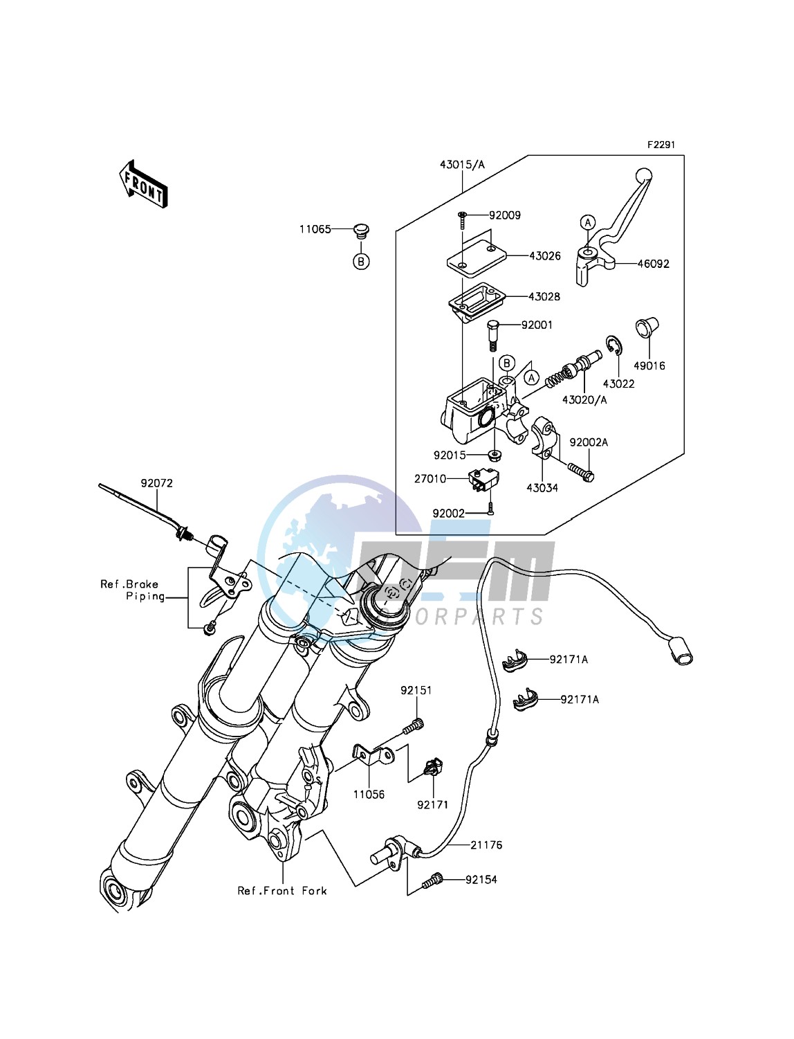 Front Master Cylinder