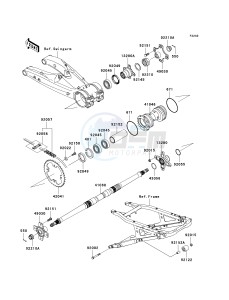 KSF 450 B [KFX450R MONSTER ENERGY] (B8F-B9FB) B8FA drawing REAR HUB