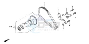 TRX350FE RANCHER 4X4 ES drawing CAM CHAIN