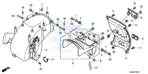 GL18009 Korea - (KO / AB) drawing REAR FENDER (PREMIUM AUDI O)