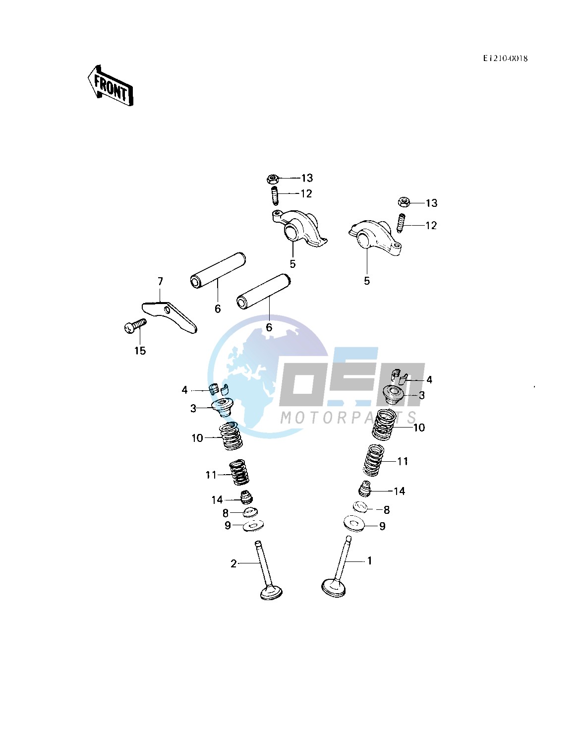 ROCKER ARMS_VALVES -- 83 KLT200-C1- -