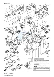 AN400 ABS BURGMAN EU-UK drawing WIRING HARNESS