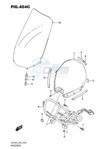 UH125 BURGMAN EU drawing WINDSCREEN