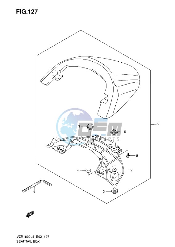 SEAT TAIL BOX L4