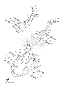 XJ6SA 600 DIVERSION (S-TYPE, ABS) (36DC) drawing SIDE COVER 2