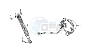 ORBIT 50 drawing TAIL LIGHT - REAR SUSPENSION