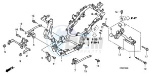 PES1509 Europe Direct - (ED / 2ED) drawing FRAME BODY