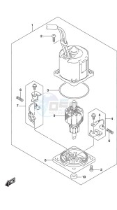 DF 300AP drawing PTT Motor w/Transom (X or XX)