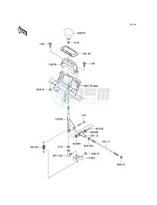 KVF 750 E [BRUTE FORCE 750 4X4I NRA OUTDOORS] (E8F-E9FA) E8F drawing CONTROL