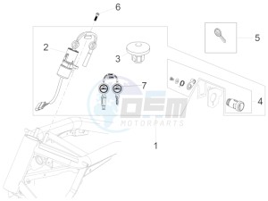 Audace 1400 Carbon 1380 (NAFTA) drawing Locks