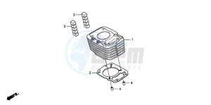 CBF150SH drawing CYLINDER