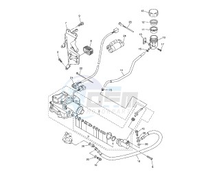 FJR AS 1300 drawing CLUTCH ACTUATOR